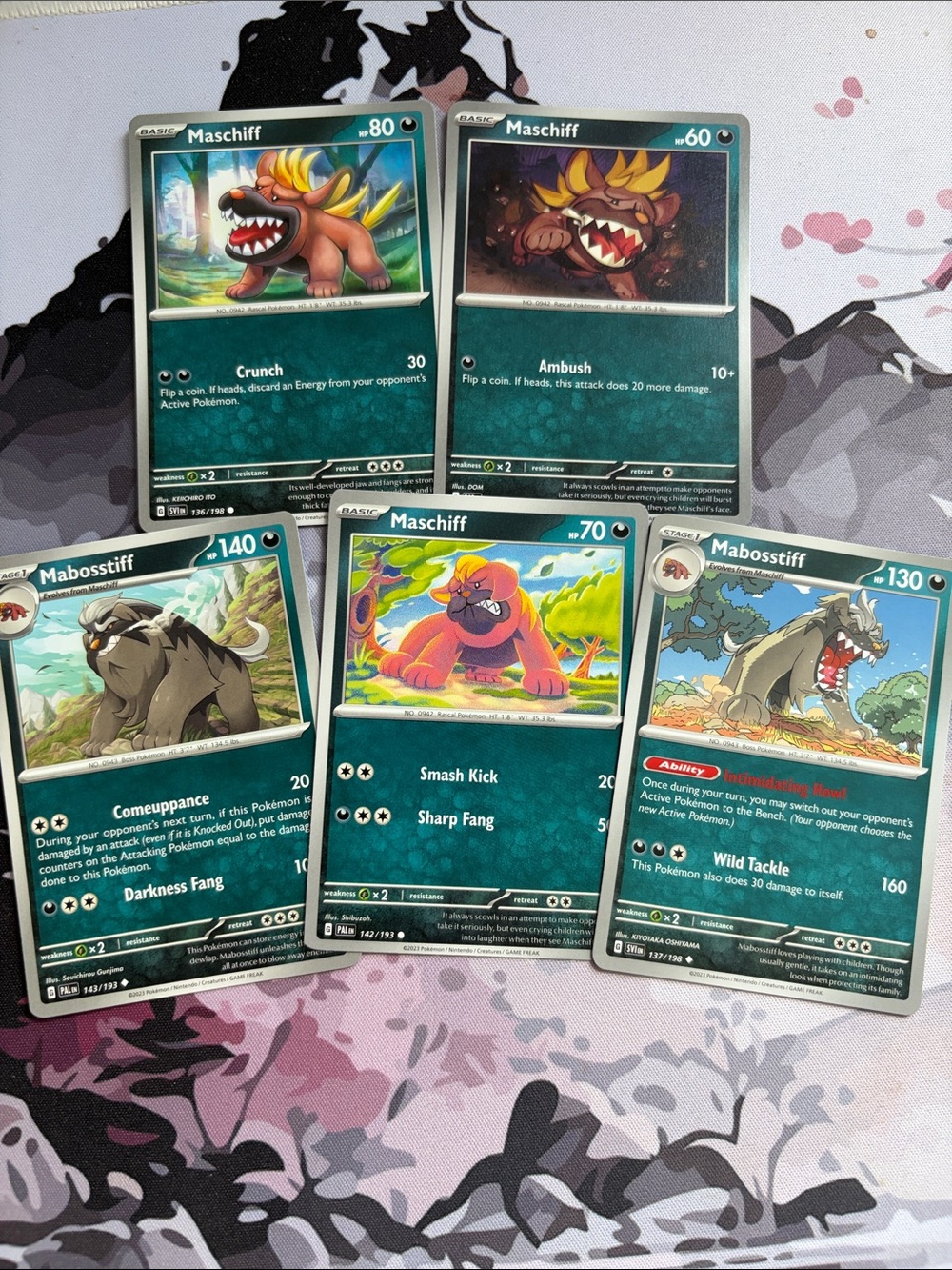 Maschiff & Mabosstiff Collection Lot | 5 Pokémon Cards | ✨5/$25✨